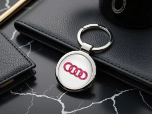 Audi Portachiavi Designer Max Stile Metallo Lusso